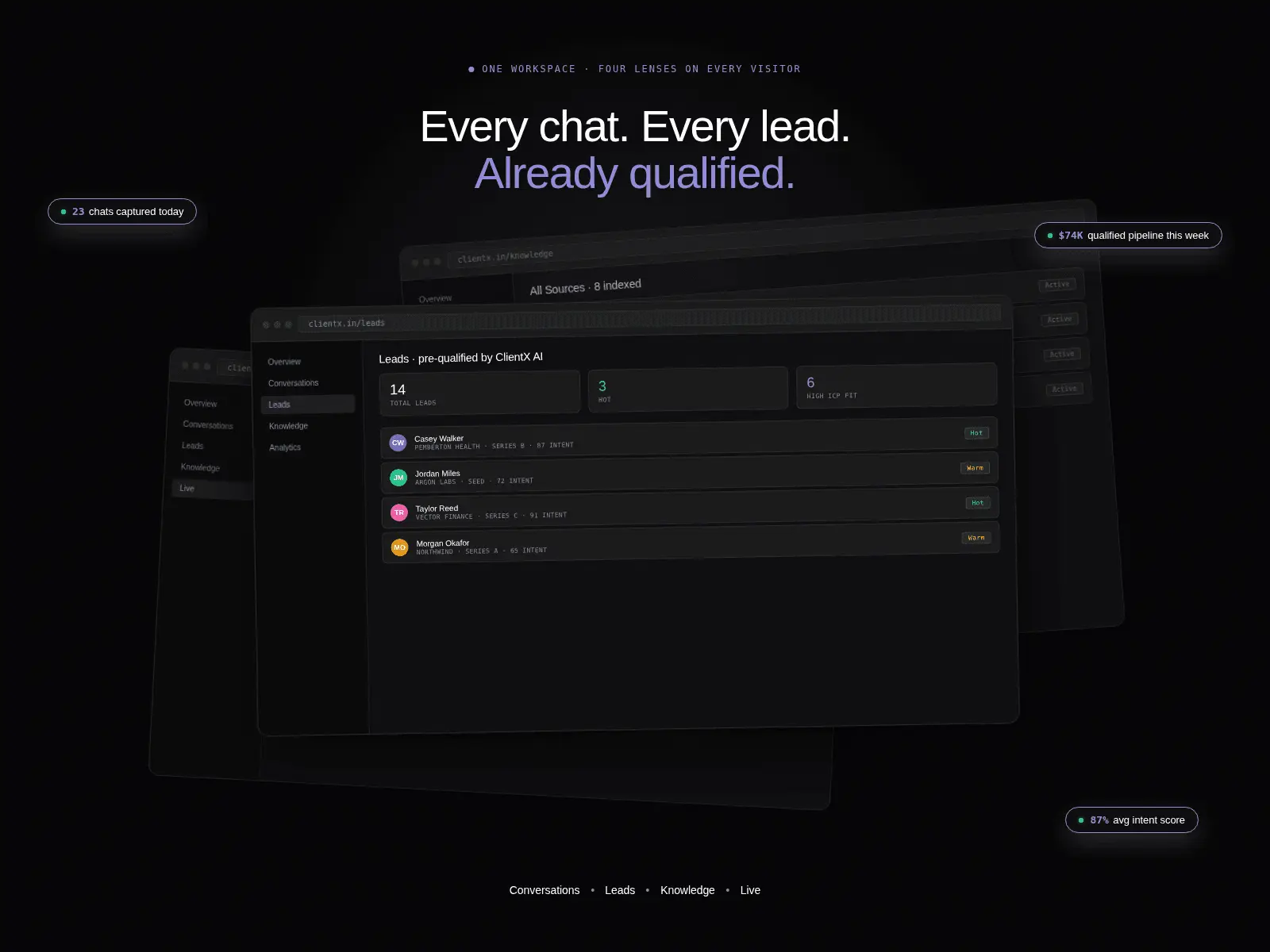 Screenshot 1 of ClientX