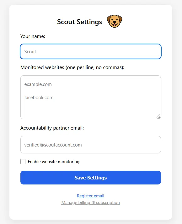 Screenshot 2 of Scout - Online Accountability