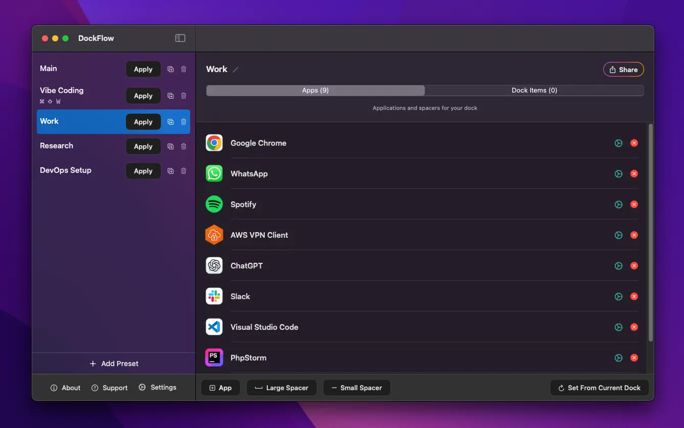 Screenshot 4 of DockFlow