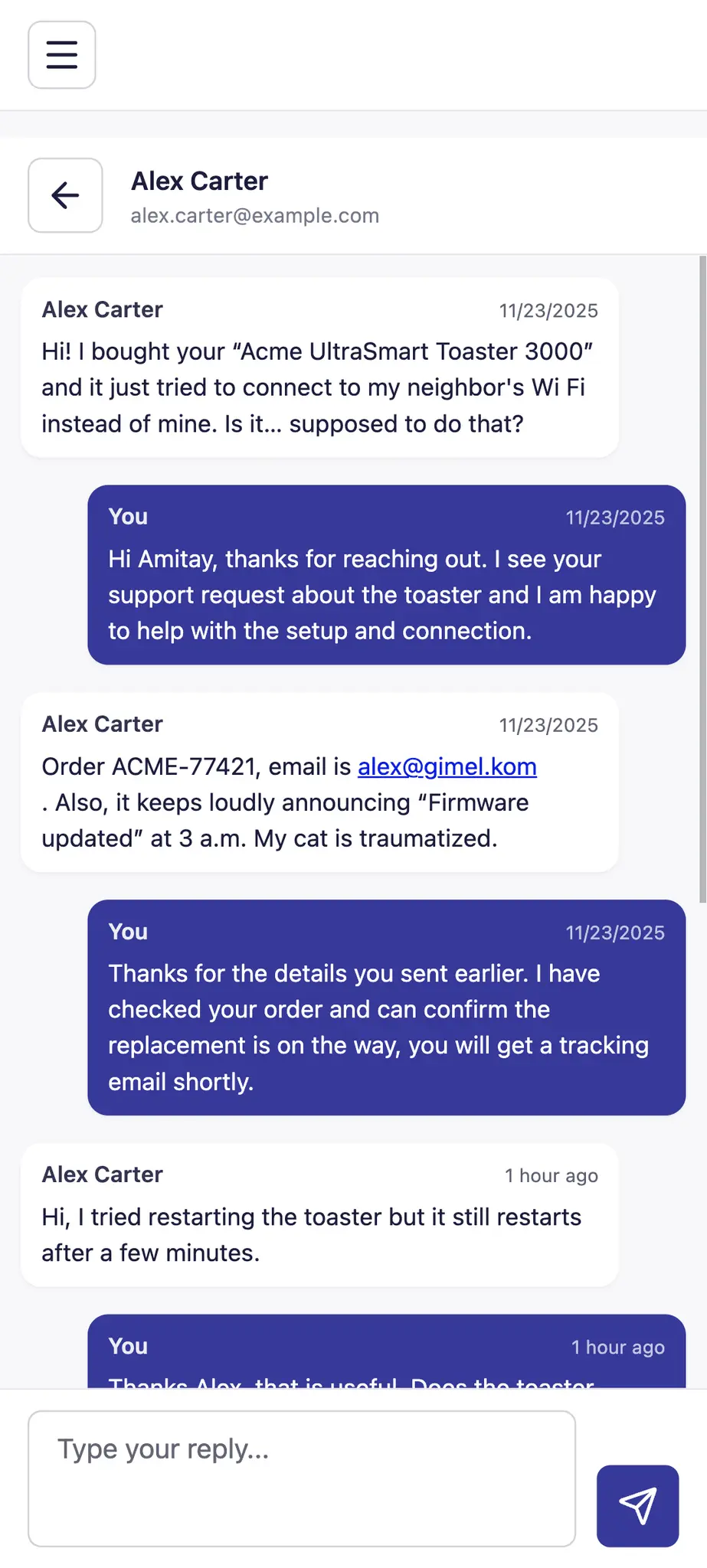 Screenshot 3 of SupportRetriever - Customer support