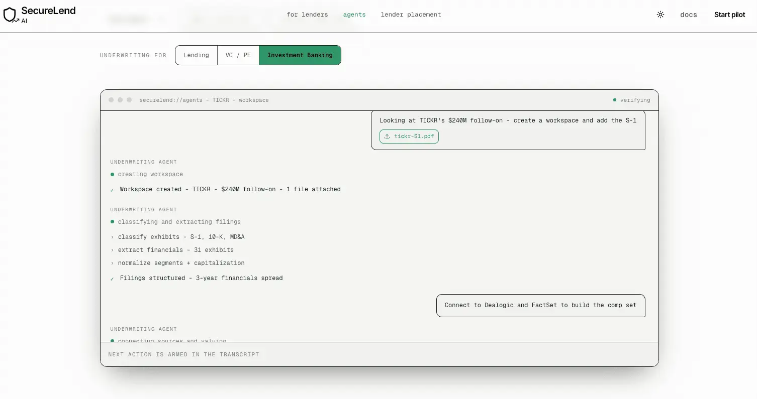 Screenshot 3 of SecureLend Agents