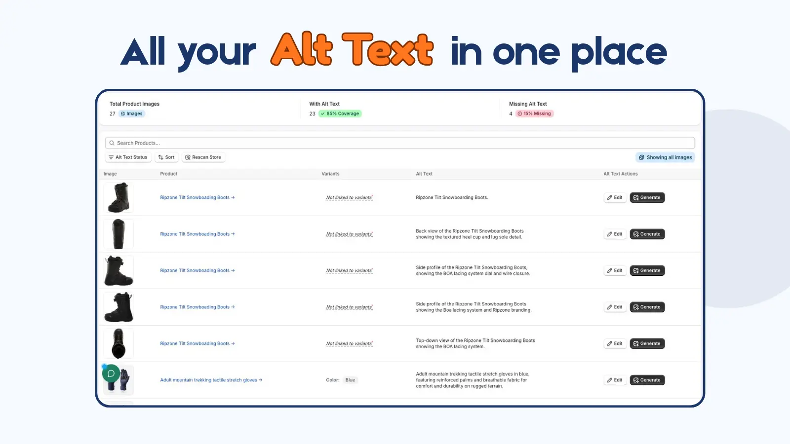 Screenshot 3 of Syncor Alt: SEO Alt Text AI