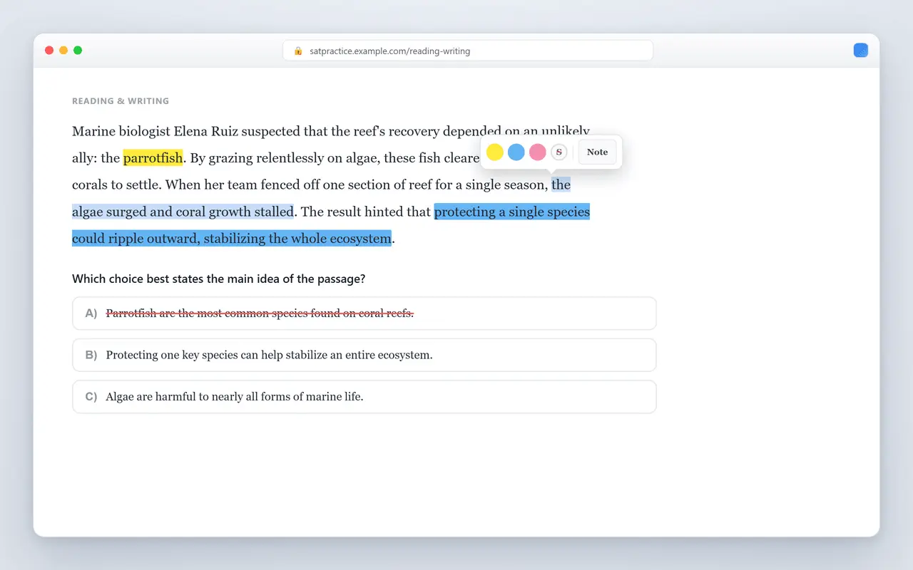 Screenshot 3 of SAT Study Toolkit