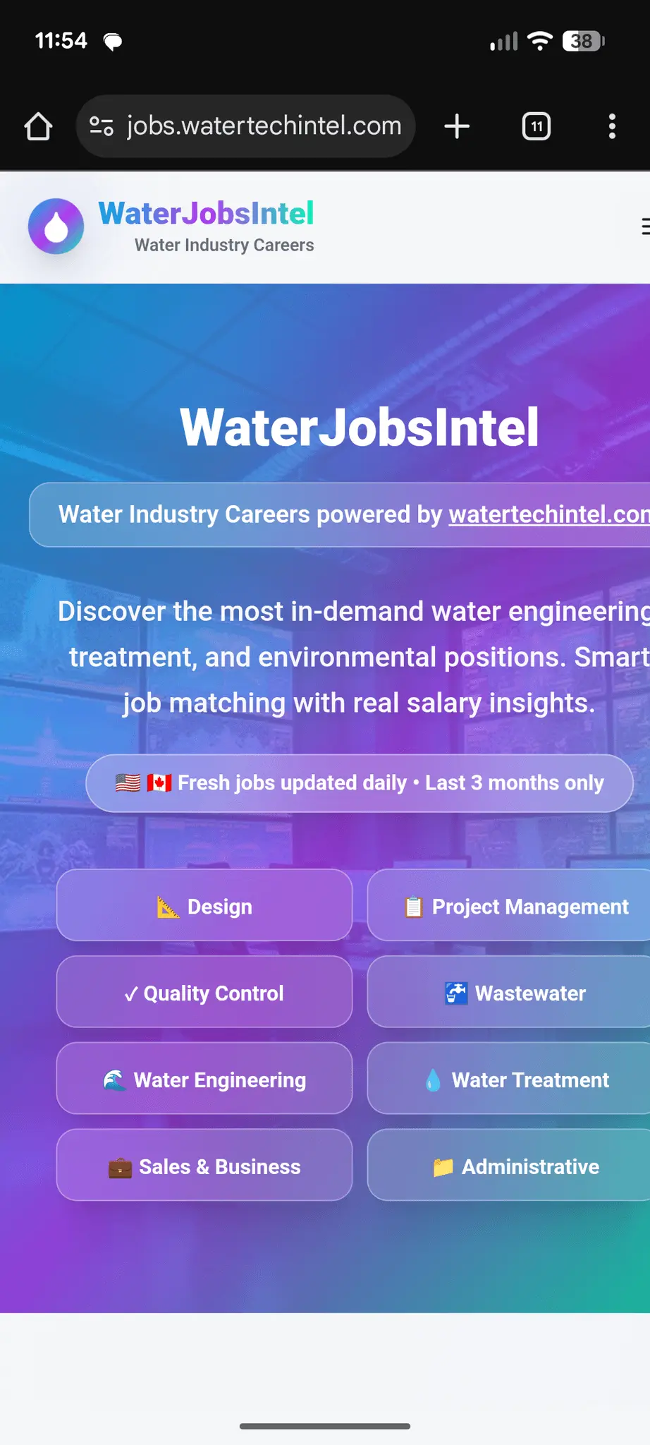 Screenshot 4 of WaterJobsIntel | Water Industry Jobs
