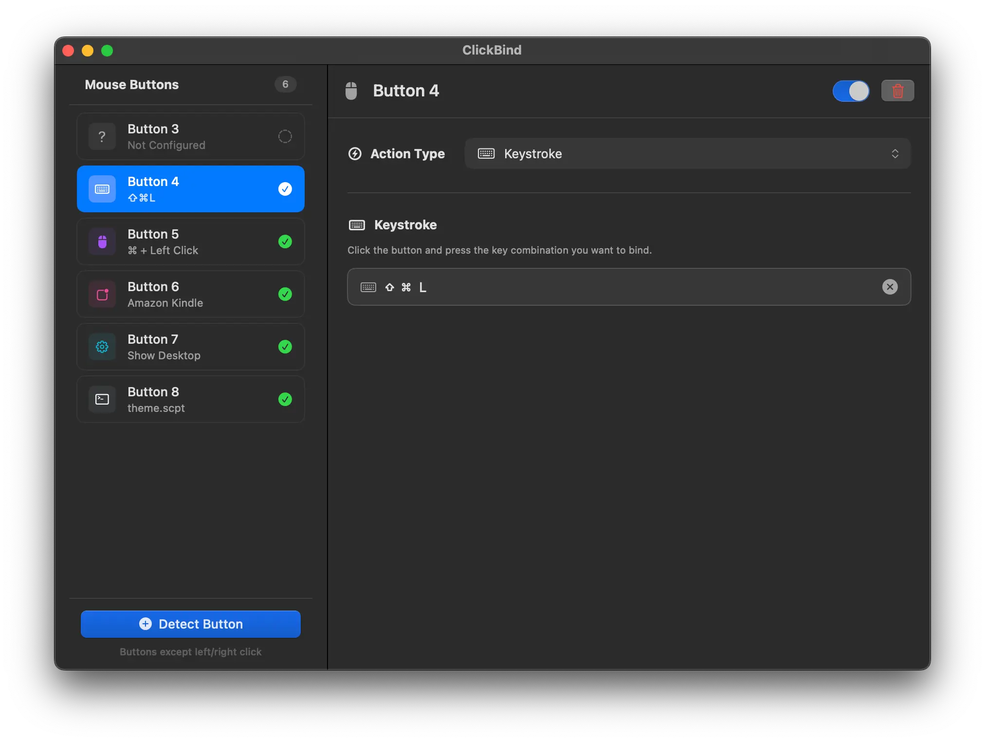 Screenshot 5 of ClickBind