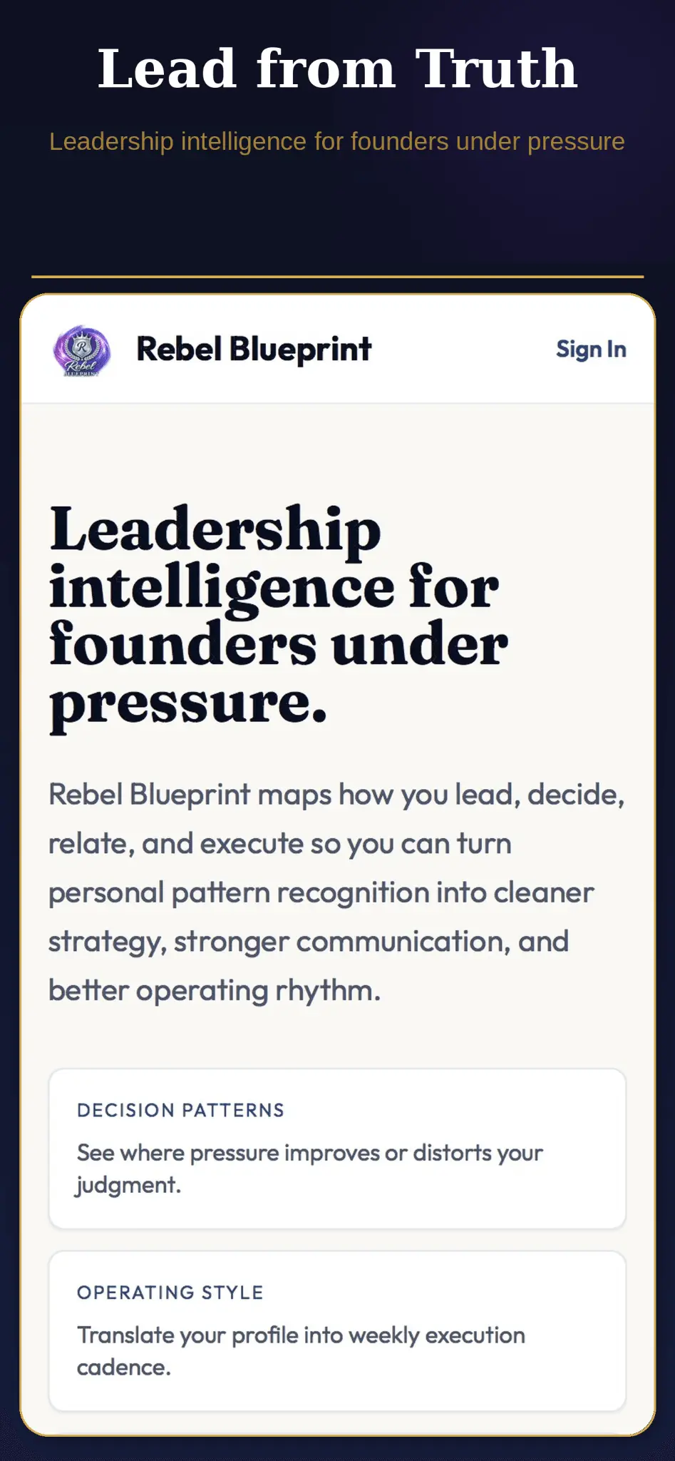 Screenshot 1 of Rebel Blueprint