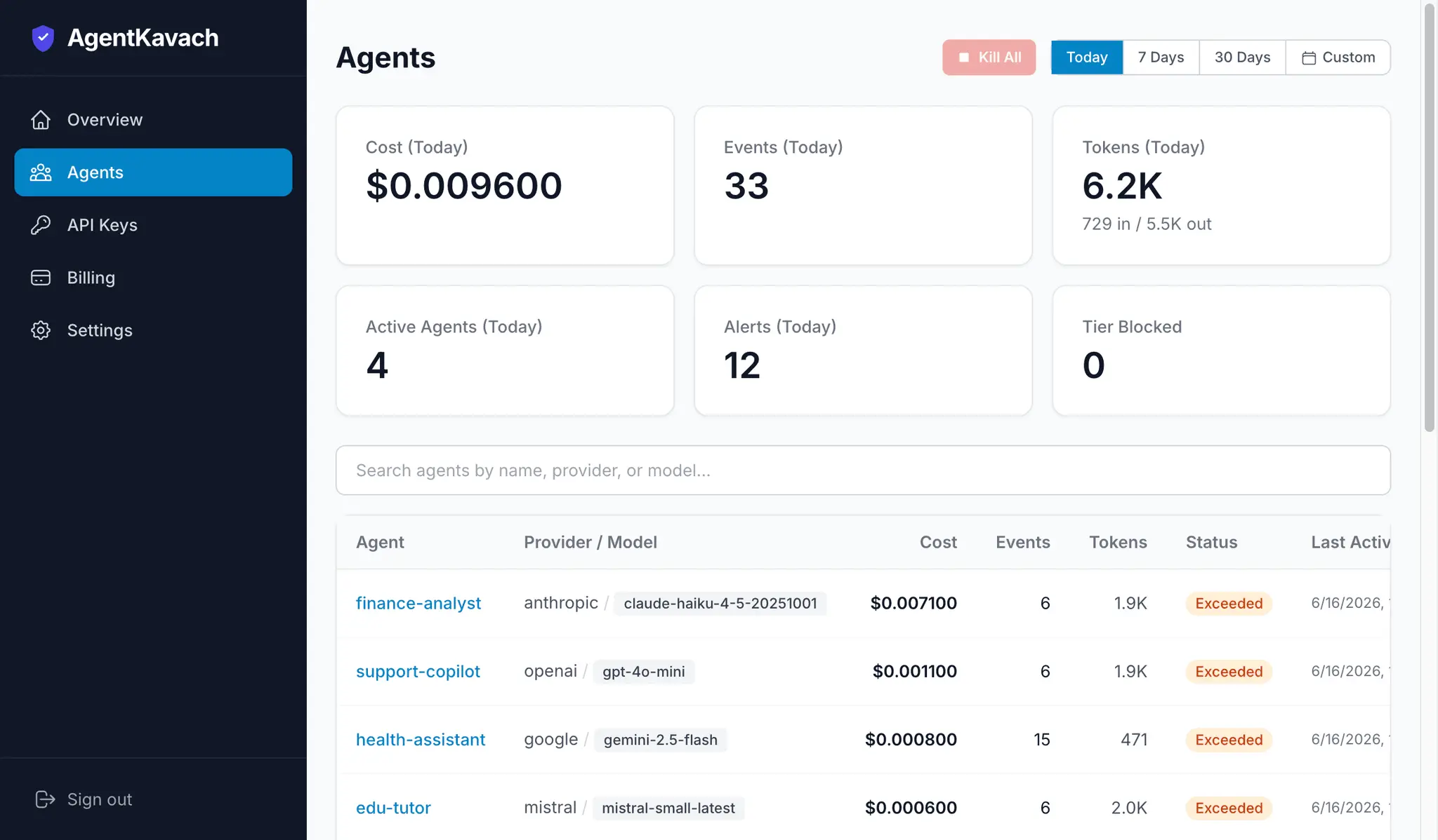 Screenshot 2 of AgentKavach