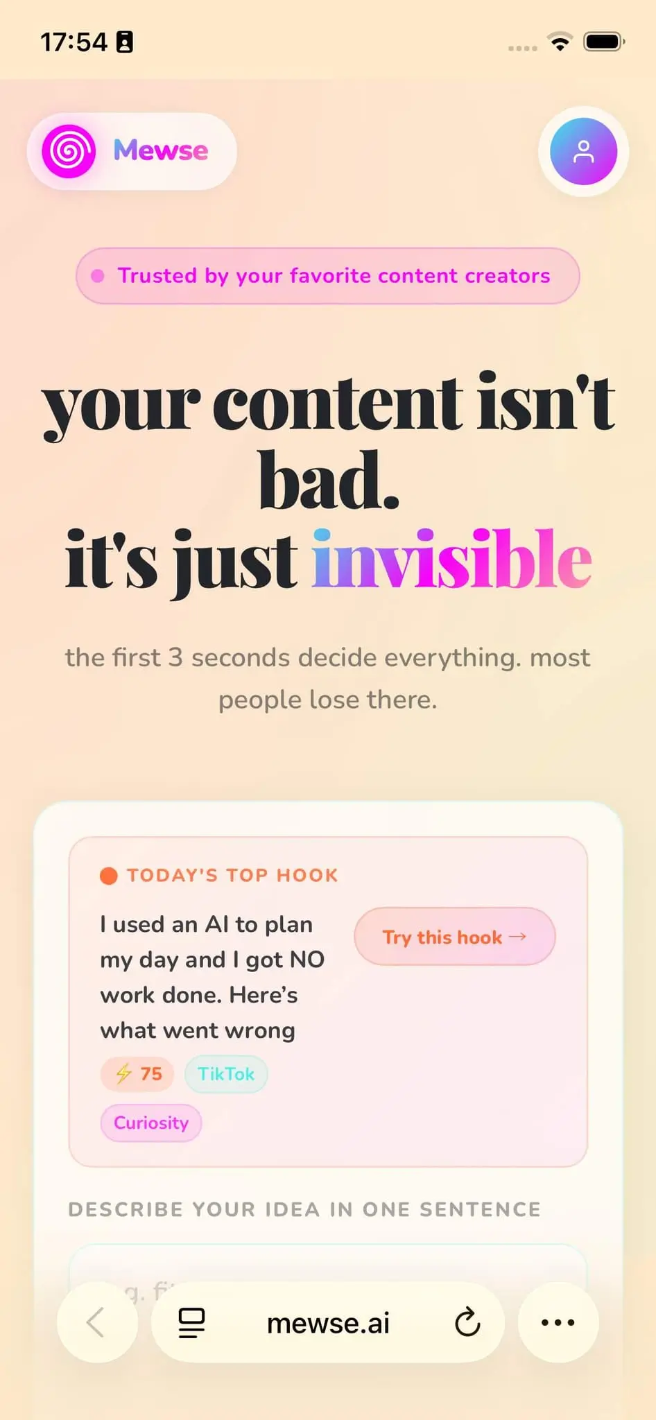 Screenshot 1 of Mewse