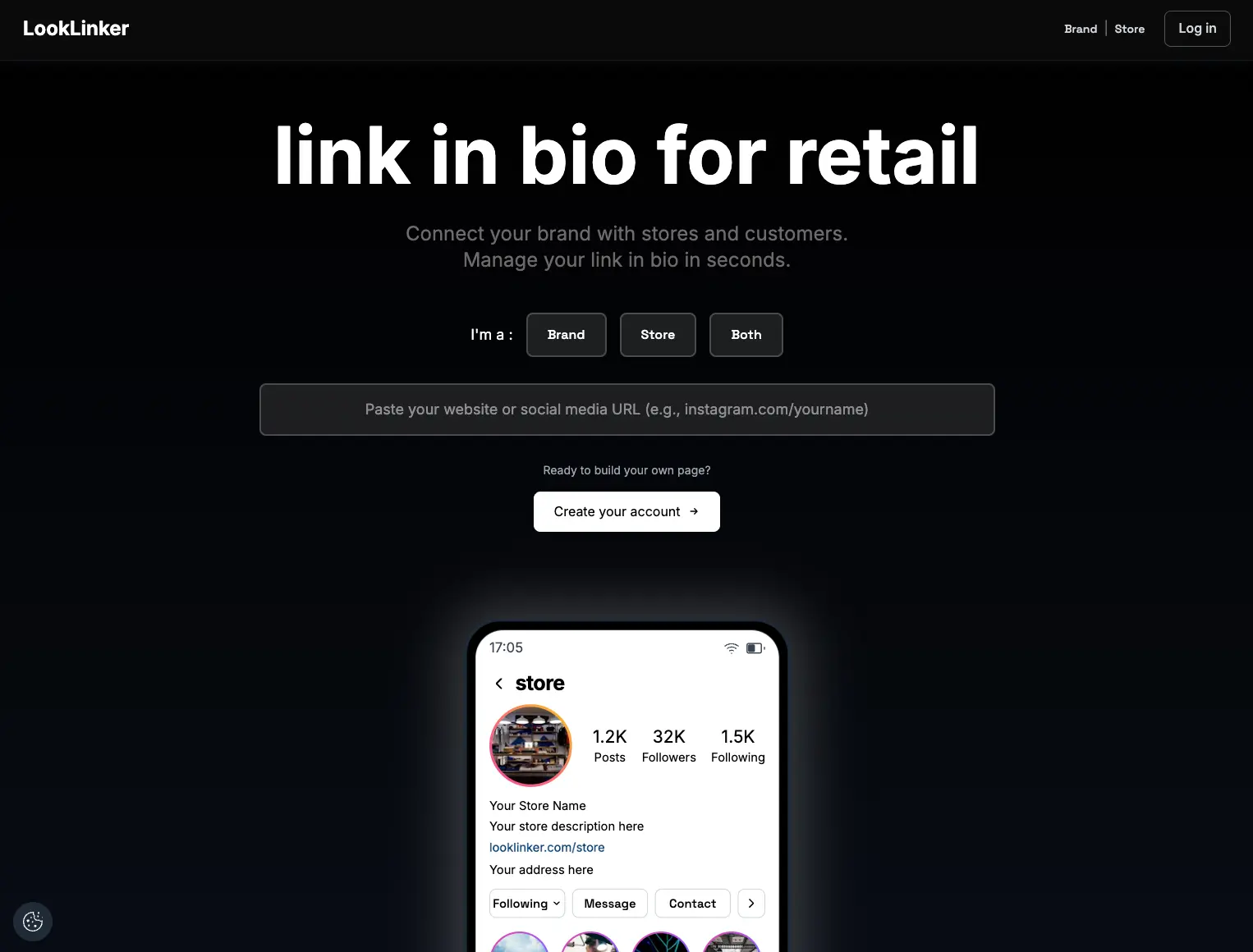 Screenshot 2 of LookLinker - URL Bio for Brands and Stor