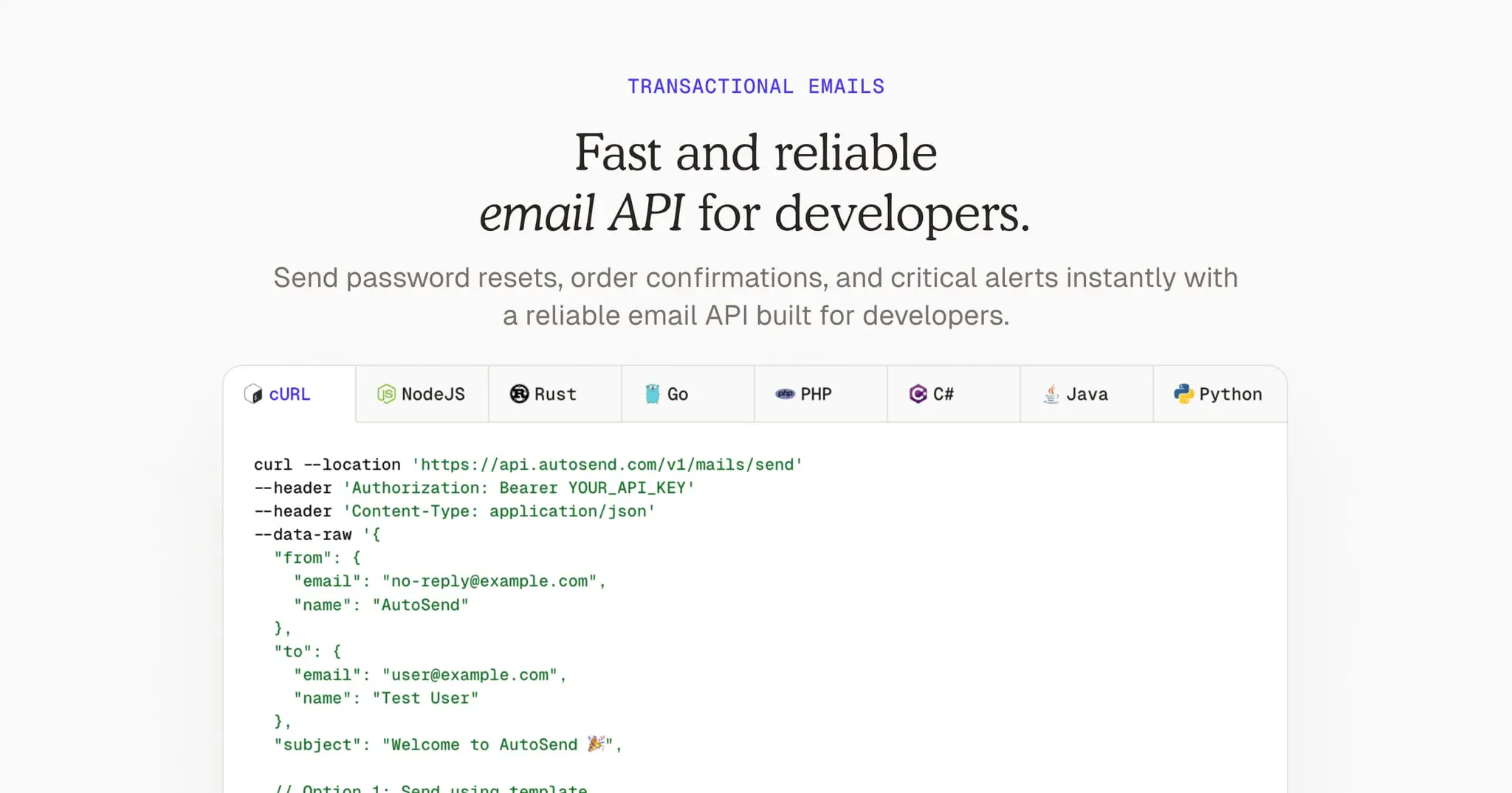 Screenshot 1 of AutoSend