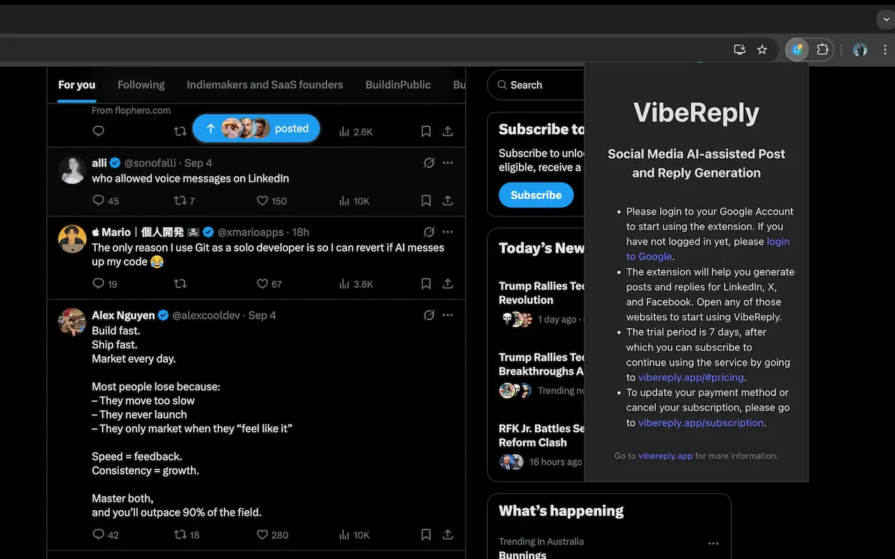 Screenshot 6 of VibeReply