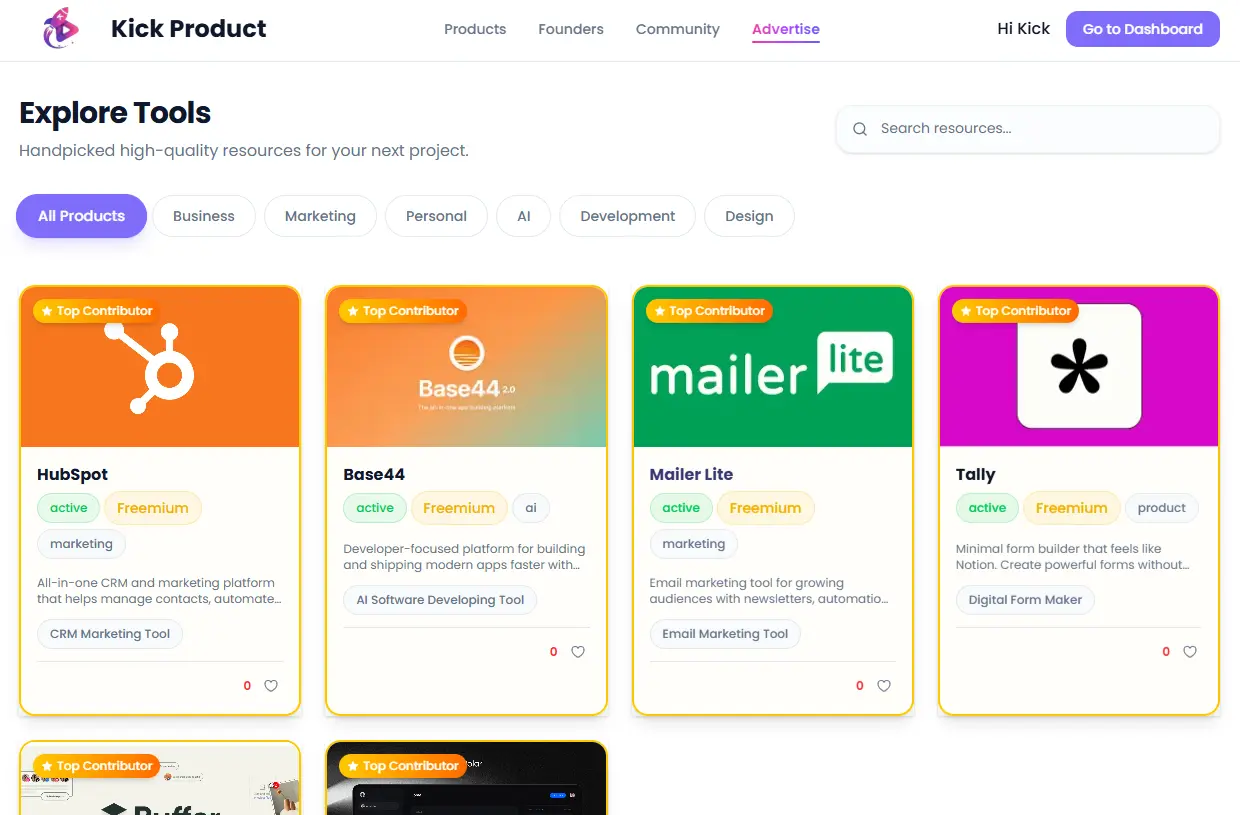 Screenshot 8 of Kick Product