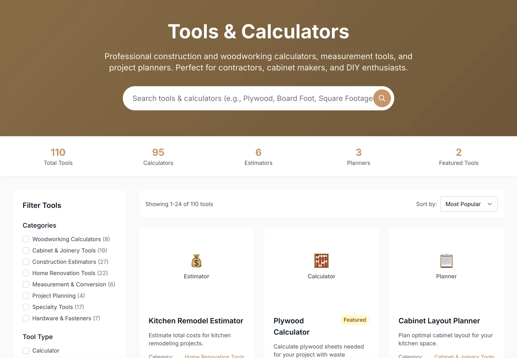 Screenshot 1 of Shaker Cabinets Construction Tools