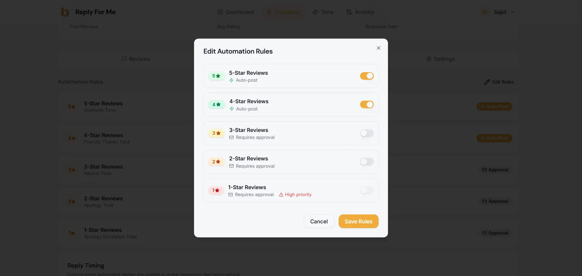 Screenshot 1 of bizafy – Reply For Me