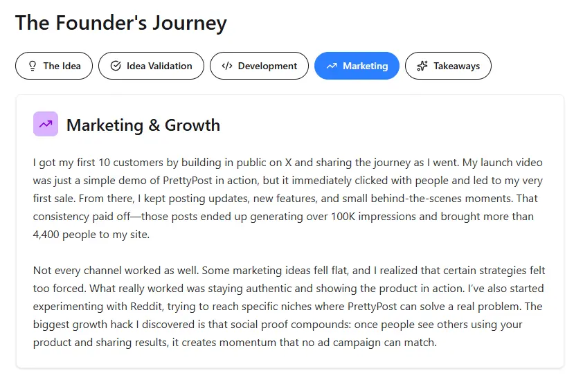 Screenshot 3 of Micro SaaS Up
