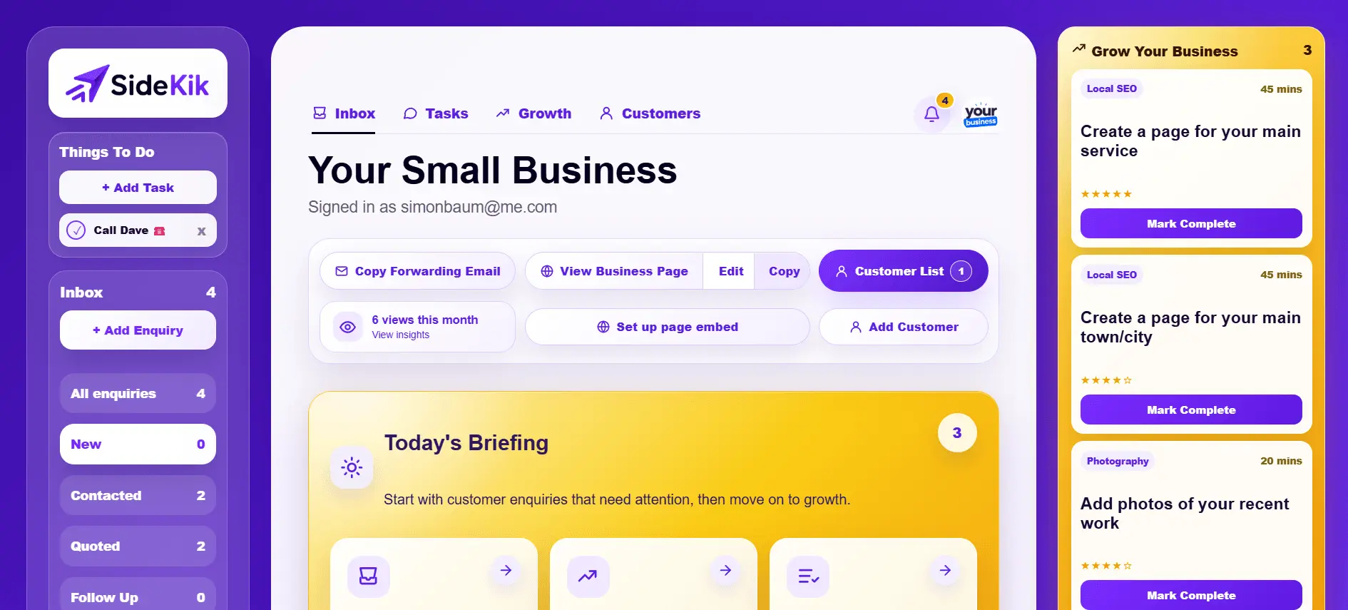 Screenshot 2 of Nice One CRM