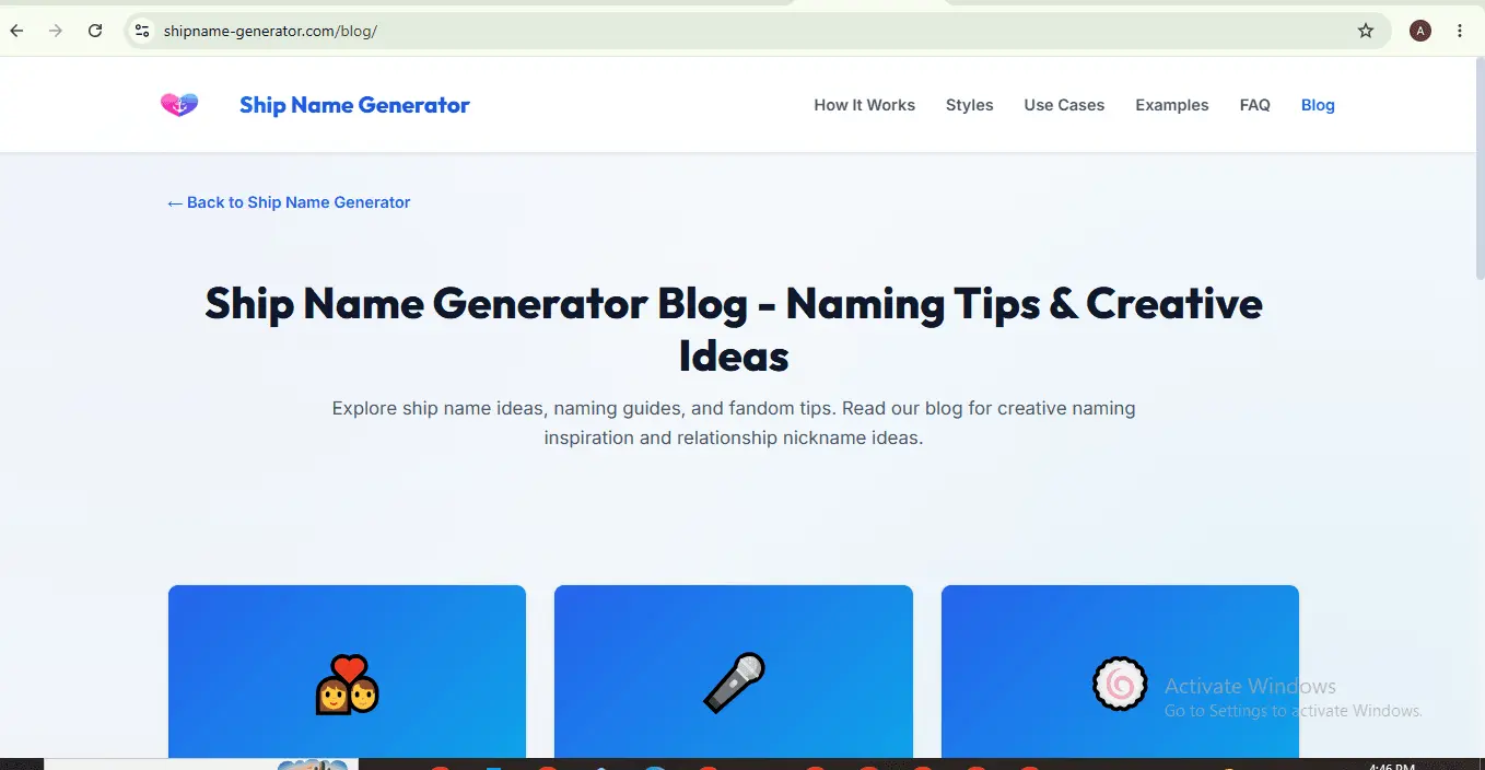 Screenshot 3 of Ship Name Generator