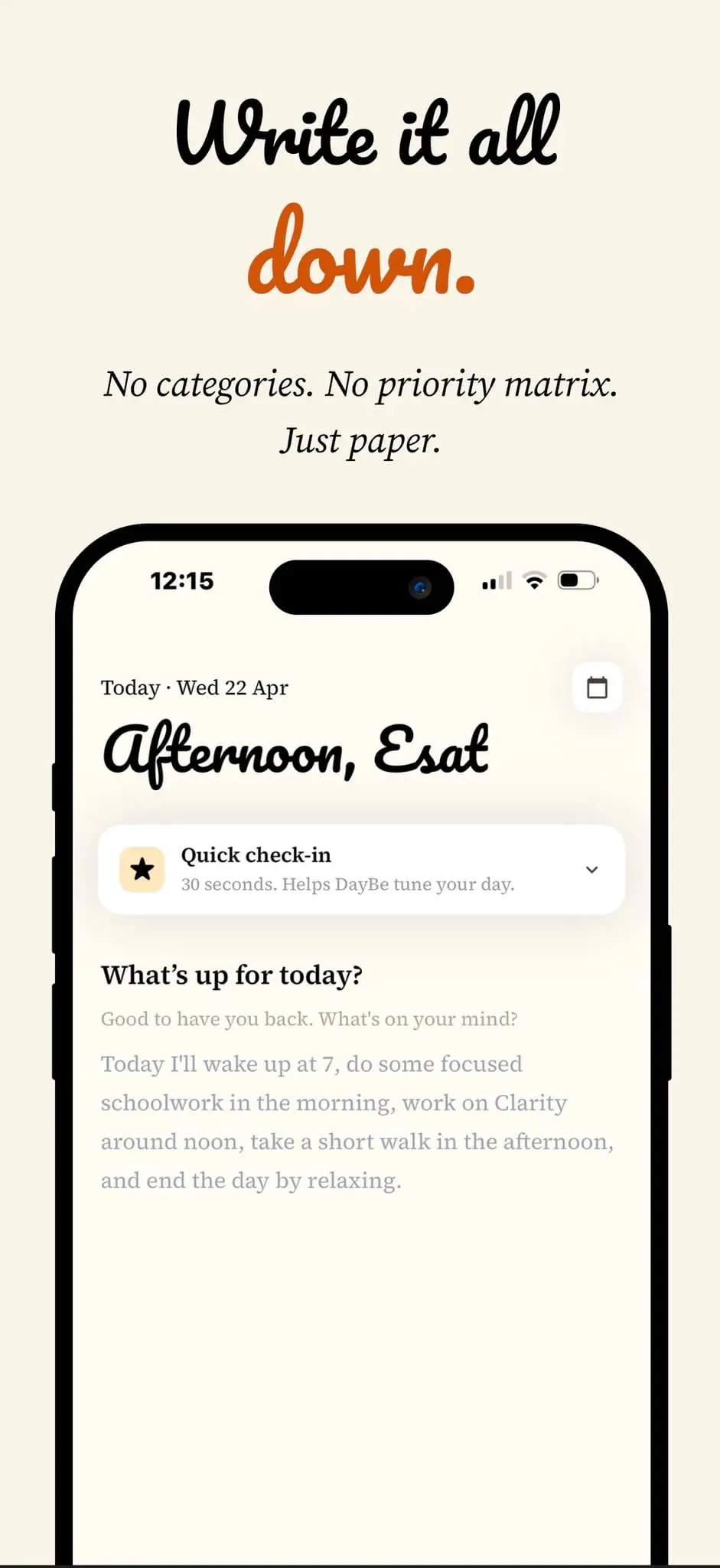 Screenshot 4 of DayBe - Ai Daily Planner