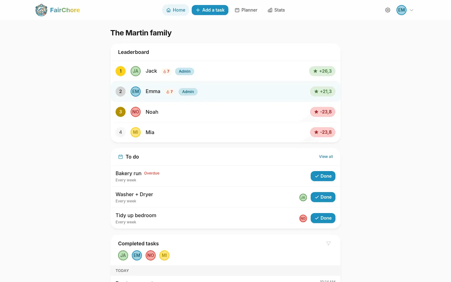 Screenshot 1 of FairChore