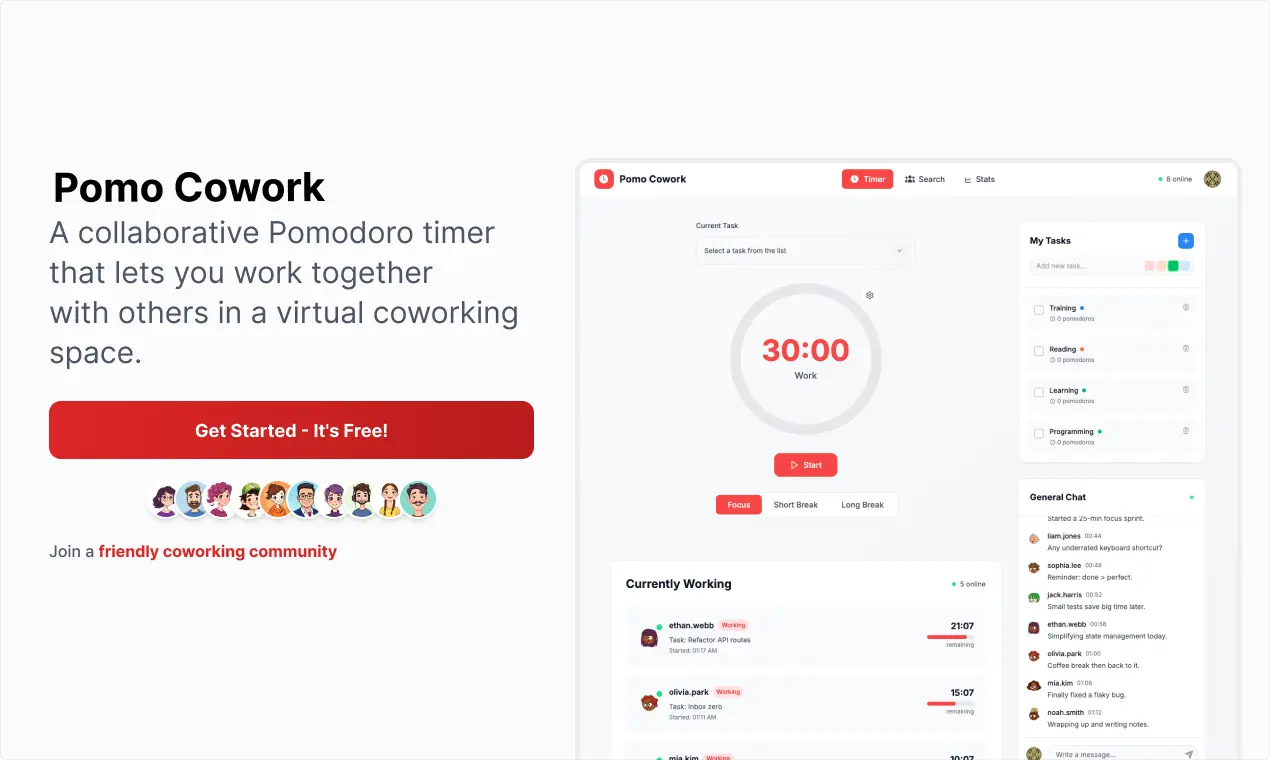 Screenshot 3 of Pomodoro Cowork