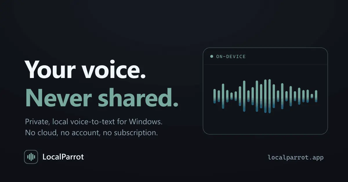 Screenshot 1 of LocalParrot