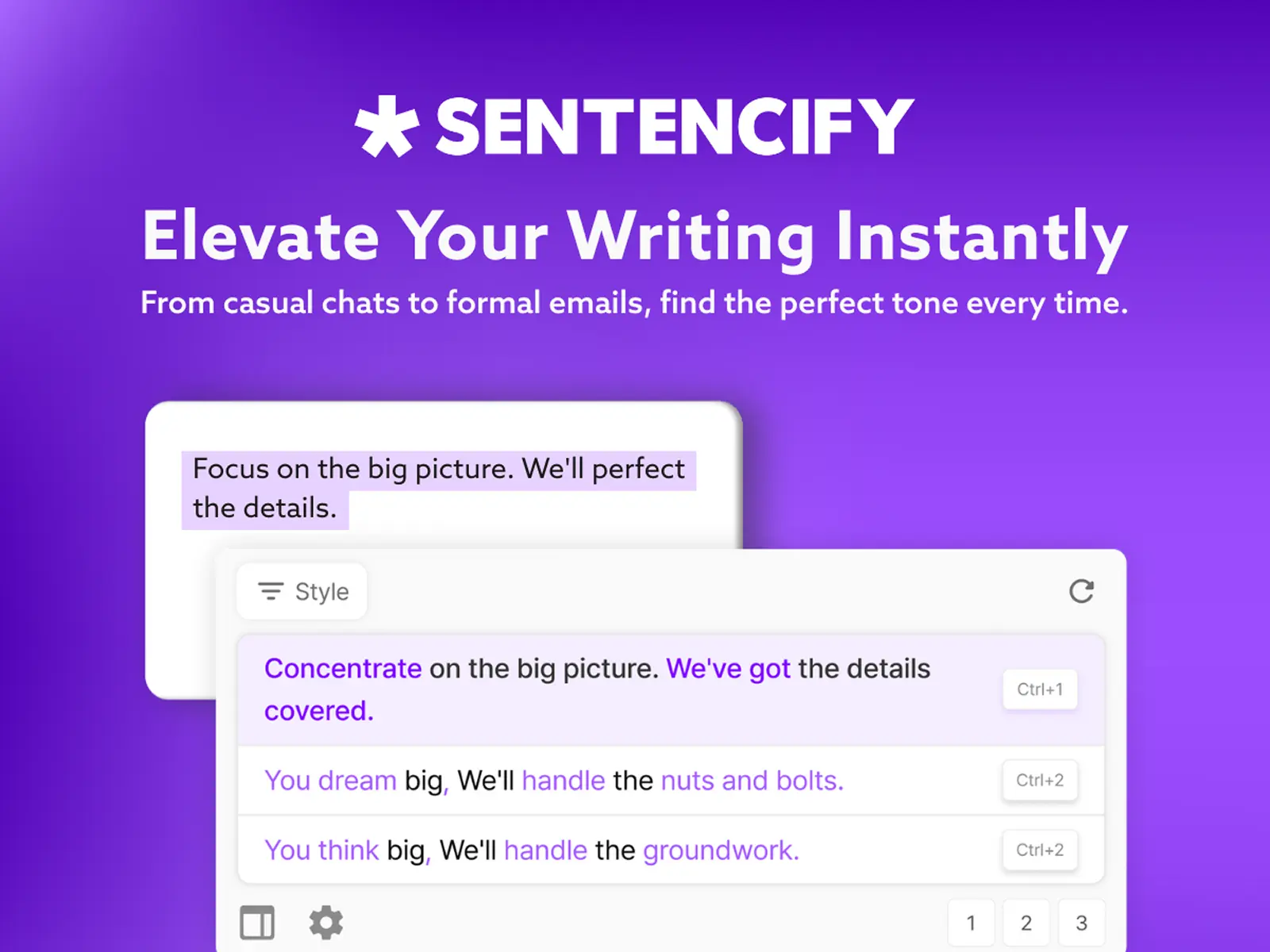 Screenshot 2 of SENTENCIFY