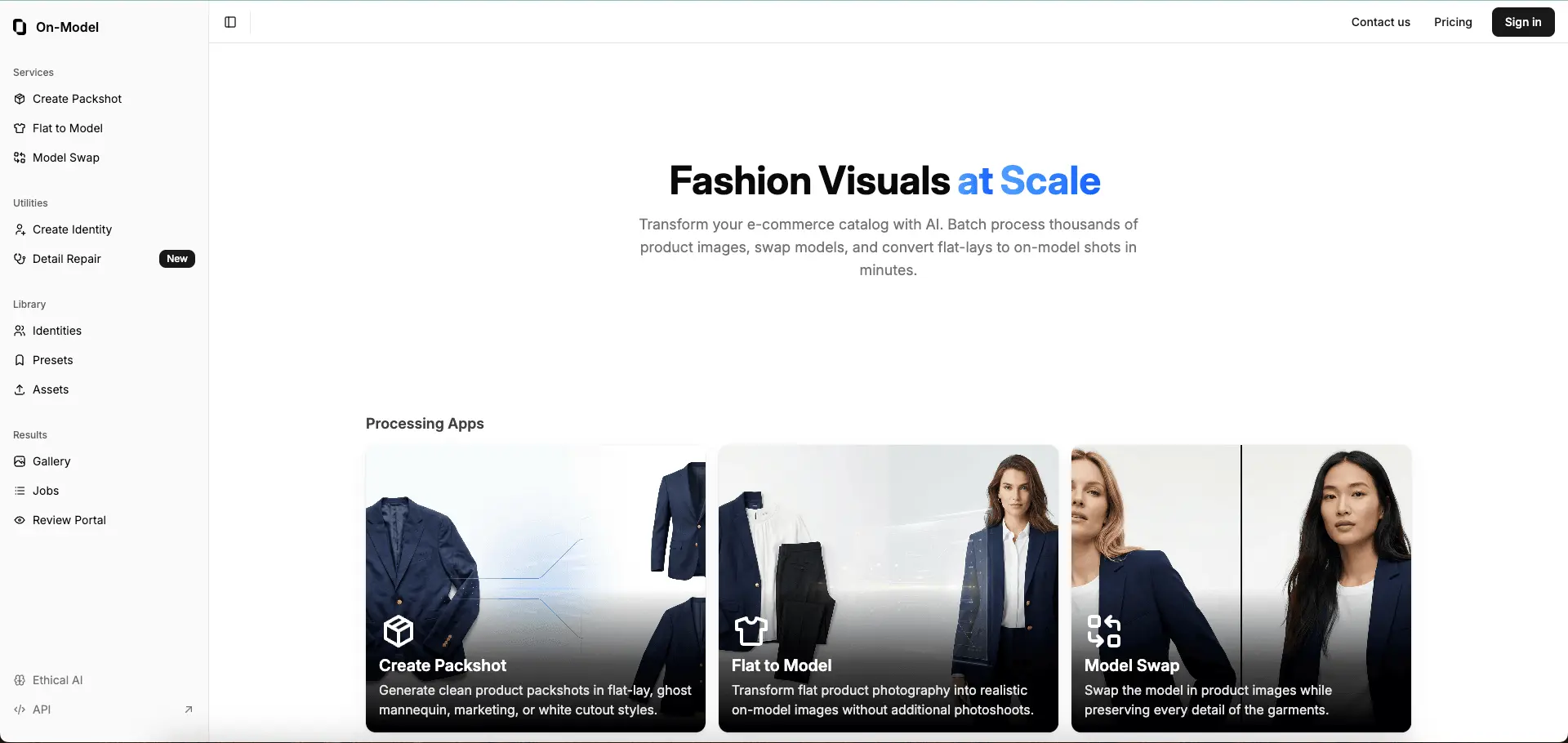 Screenshot 1 of On-Model