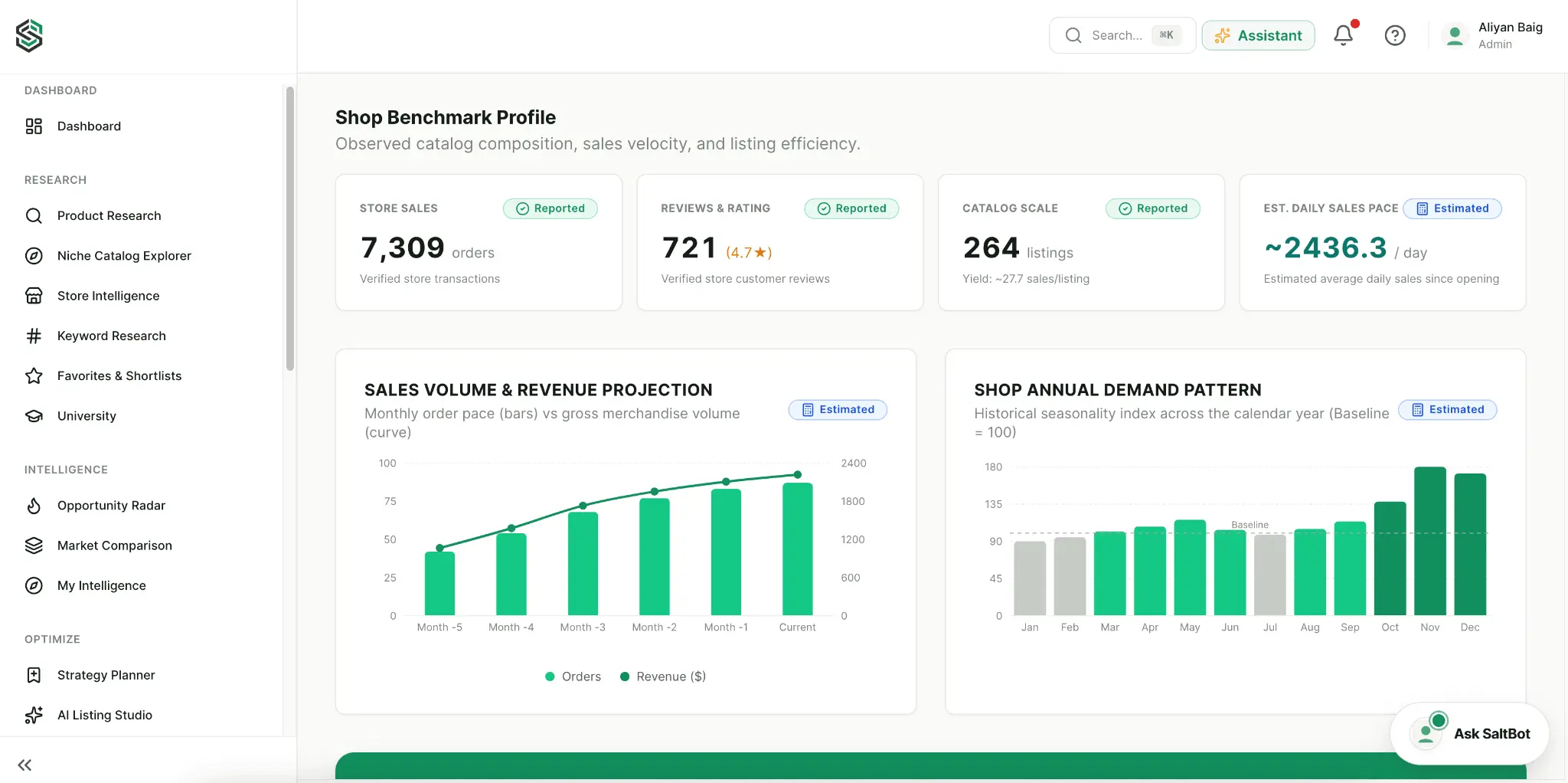 Screenshot 1 of SellerSalt
