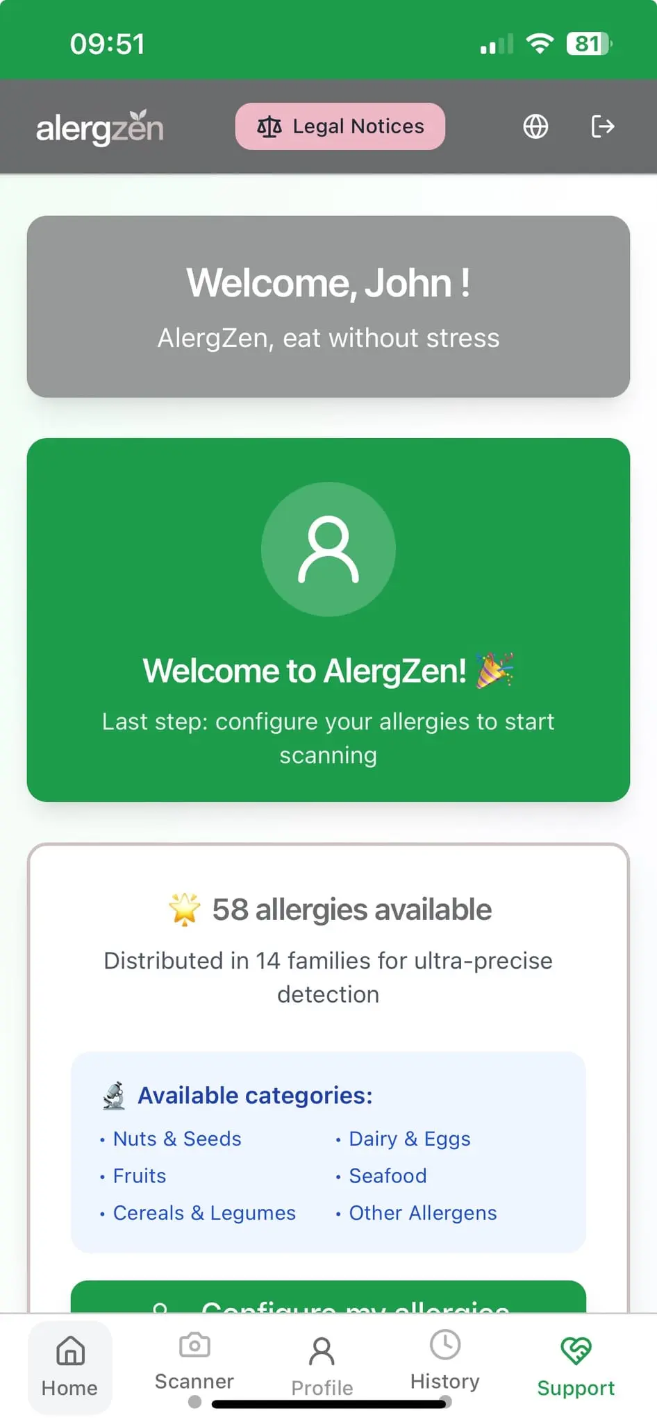 Screenshot 7 of AlergZen - Free Allergen Scanner