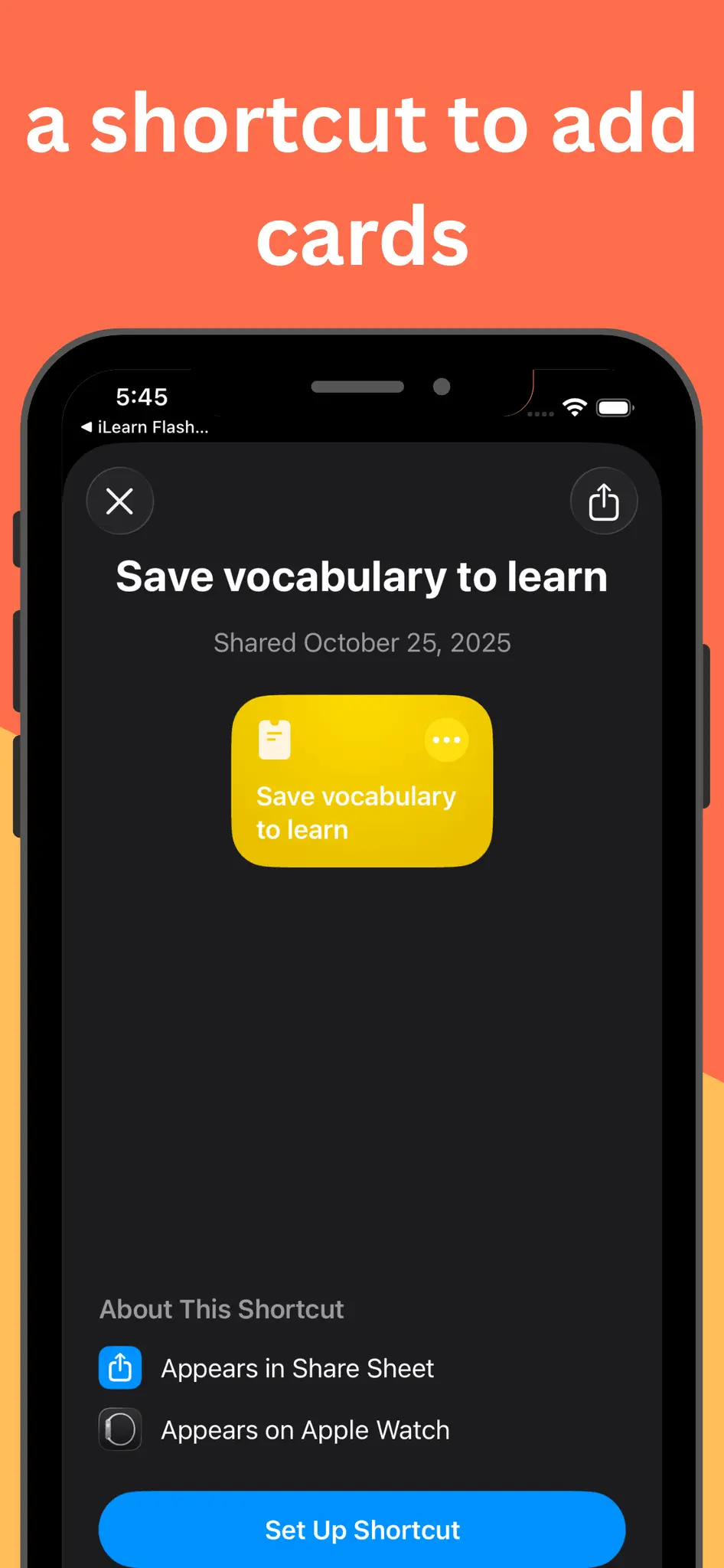 Screenshot 4 of iLearn: AI Flashcards & Notes