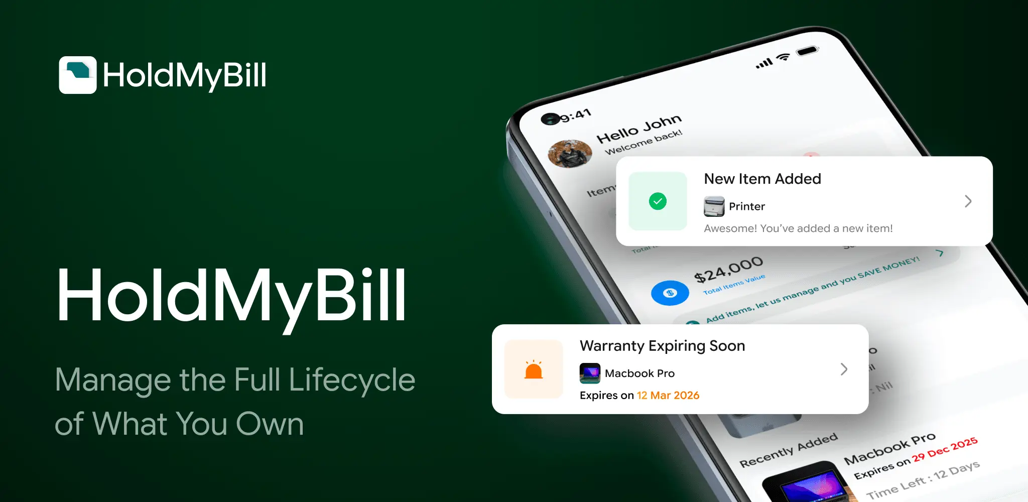 Screenshot 2 of HoldMyBill