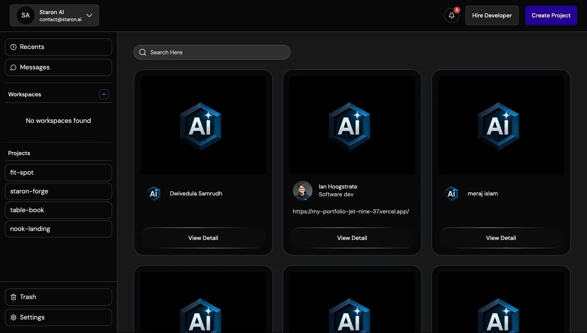 Screenshot 1 of Staron AI
