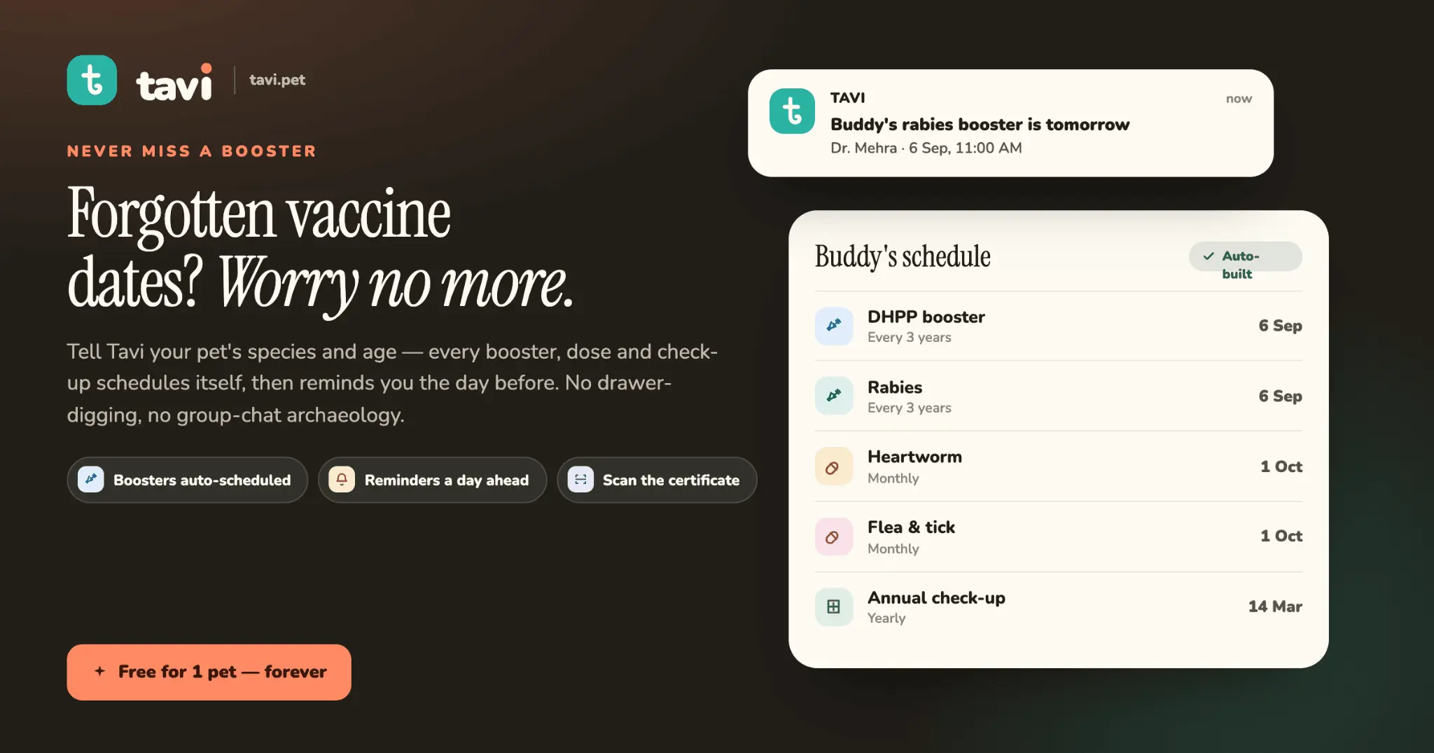 Screenshot 2 of Tavi : Pet health