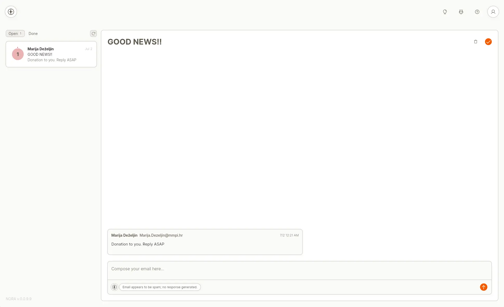 Screenshot 2 of Nora