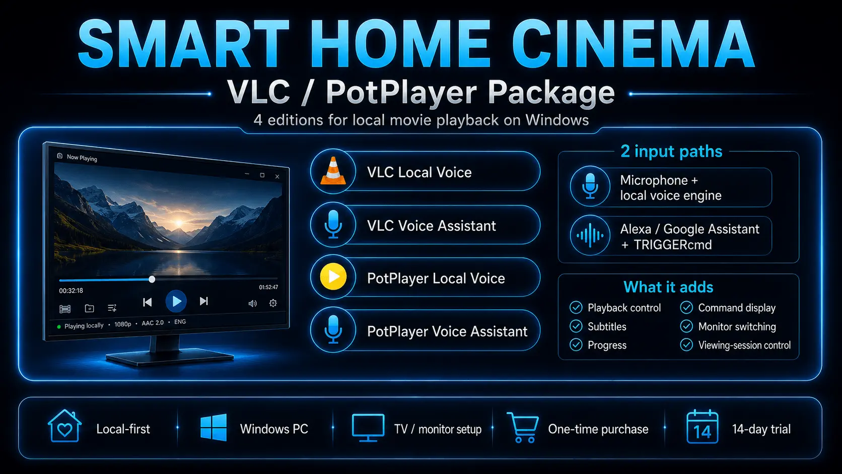 Screenshot 2 of Smart Home Cinema – Voice Control