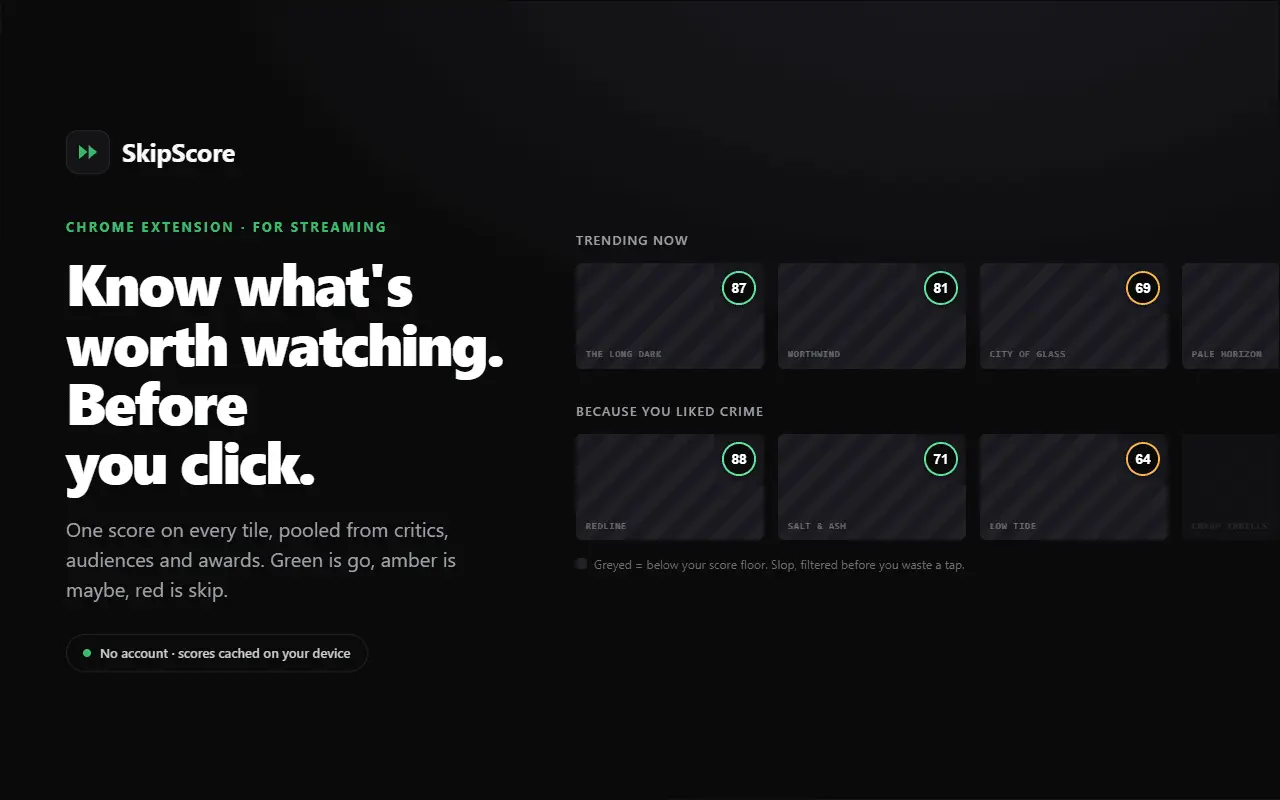 Screenshot 1 of Skipscore