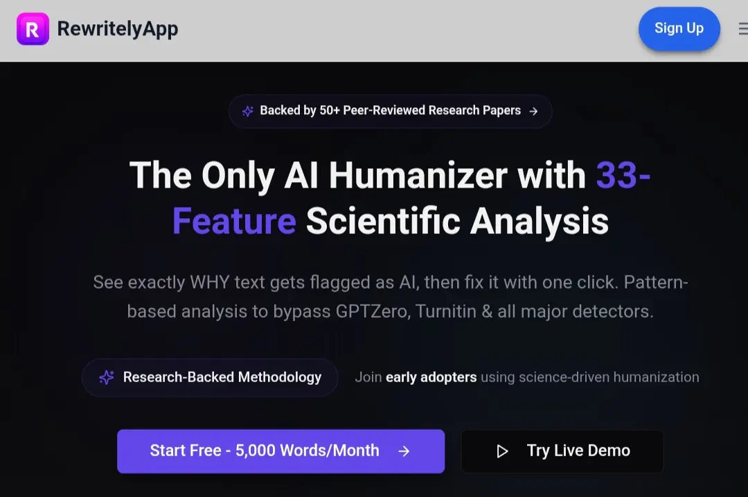 Screenshot 2 of RewritelyApp