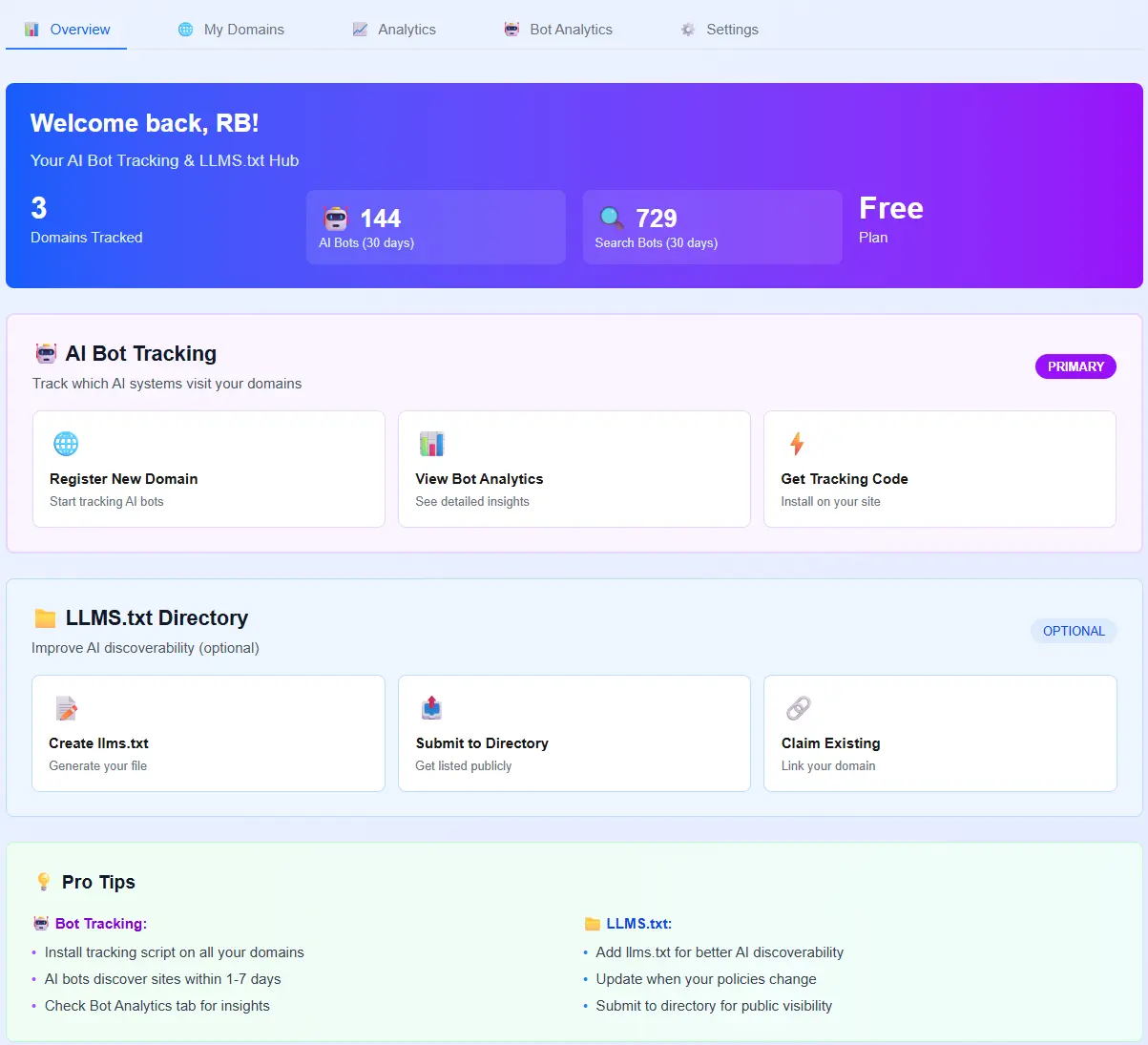 Screenshot 2 of LLMS Central