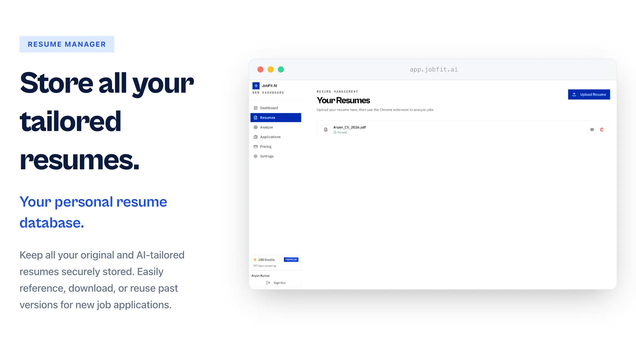 Screenshot 8 of JobFit AI - Resume Tailoring & Scoring