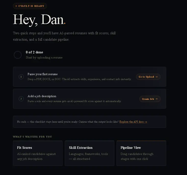 Screenshot 4 of CVault AI