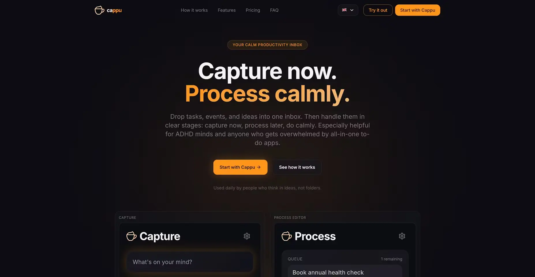 Screenshot 1 of Cappu.app