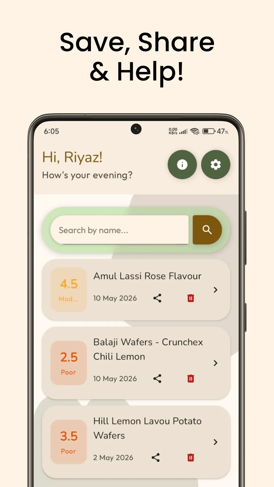 Screenshot 6 of Clarify β Food Label Scanner