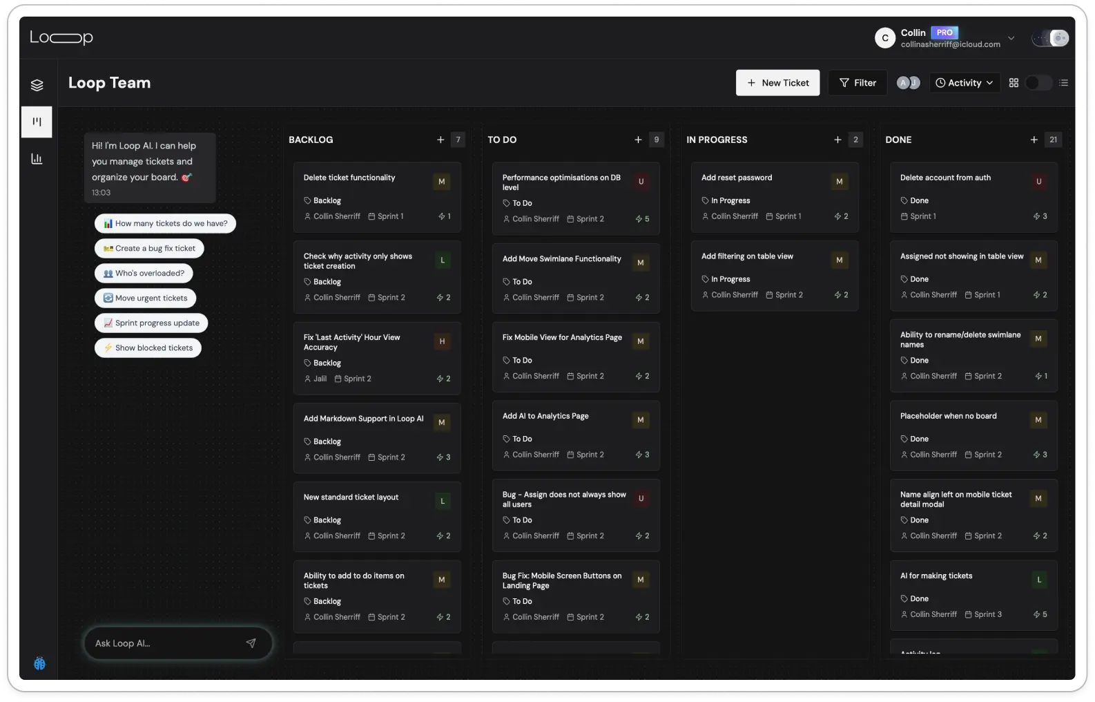 Screenshot 2 of Loop - Agentic Product Management