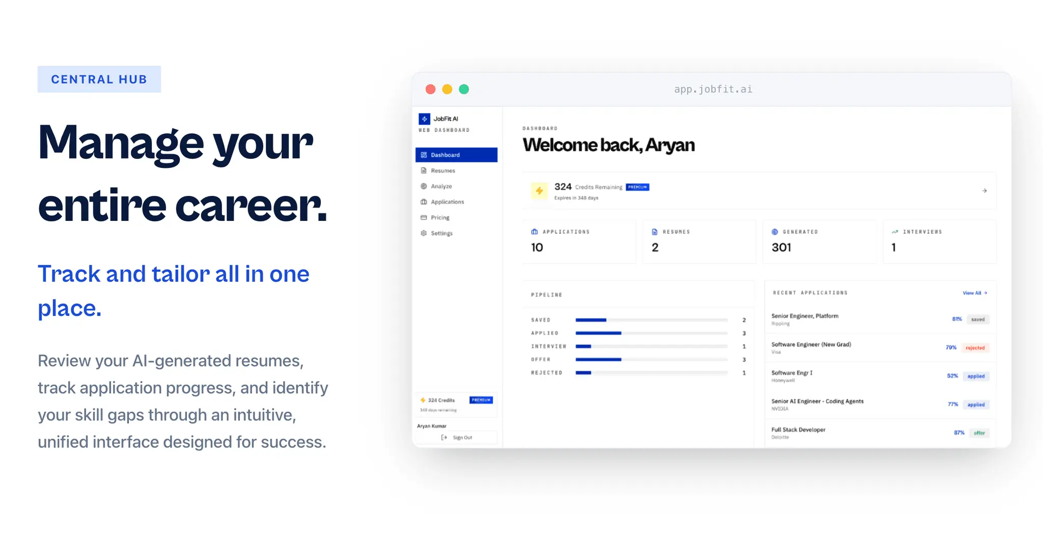 Screenshot 7 of JobFit AI - Resume Tailoring & Scoring