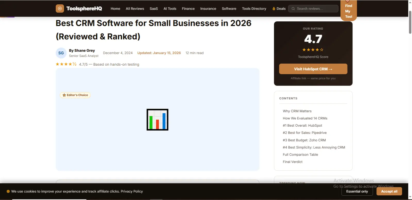 Screenshot 3 of ToolsphereHQ