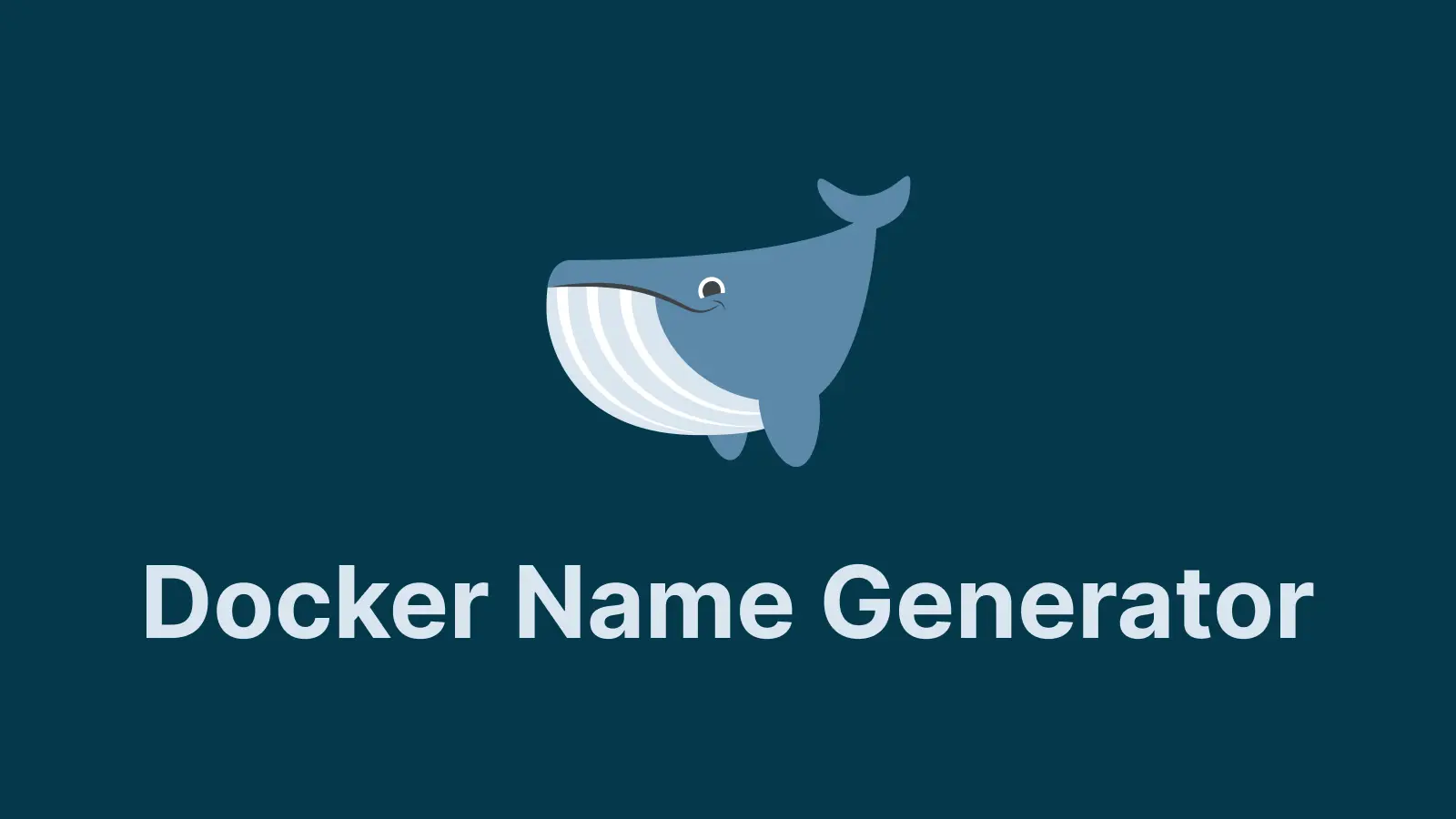 Screenshot 1 of Docker Name Generator