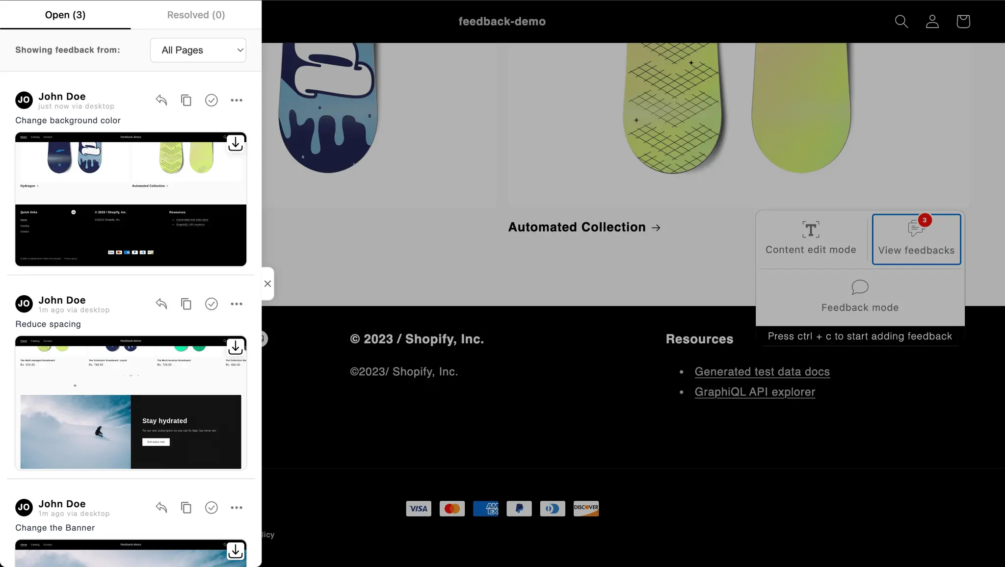 Screenshot 3 of Marmeto Feedback
