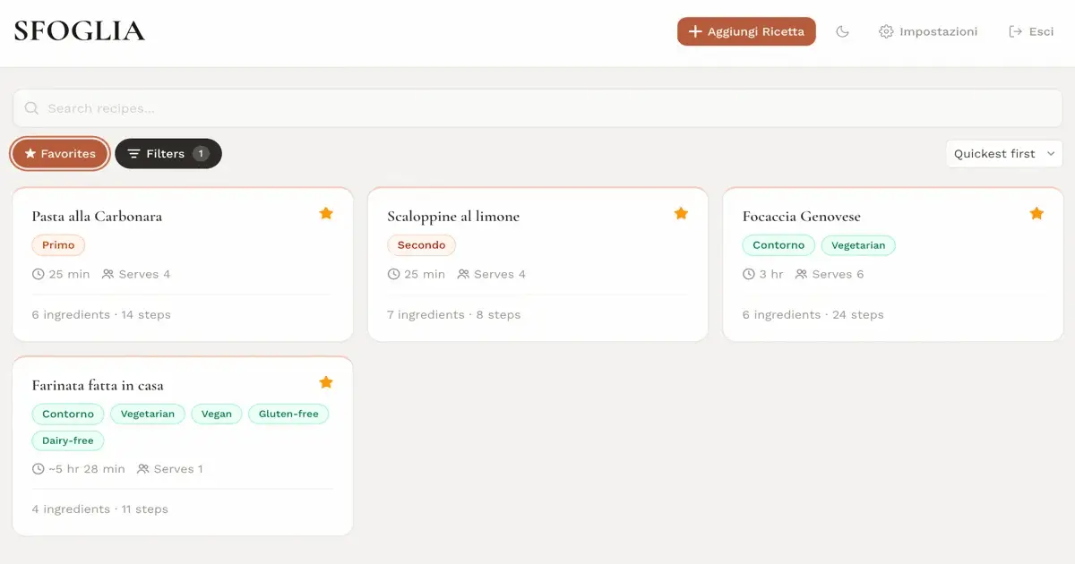 Screenshot 1 of Sfoglia