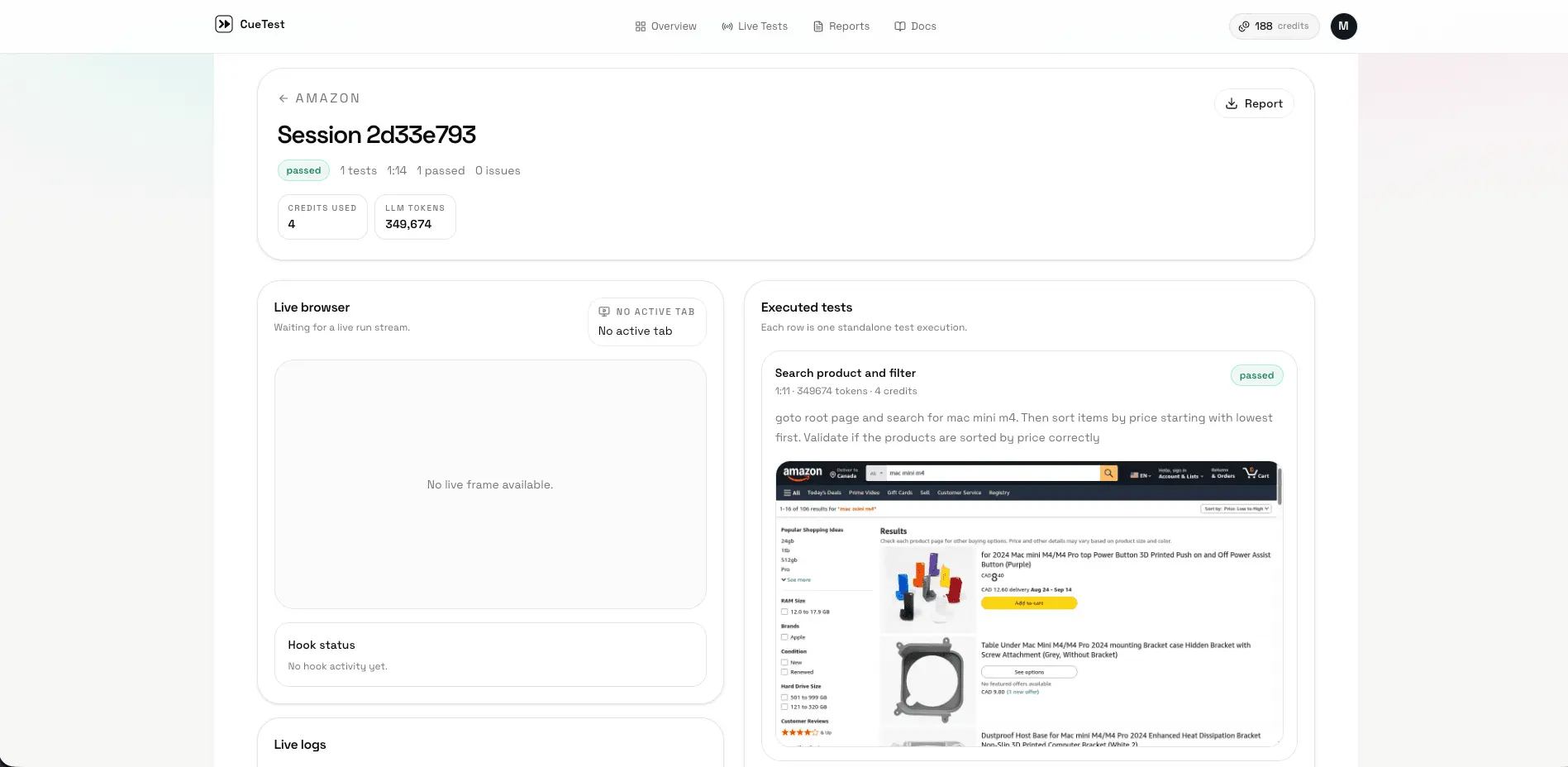 Screenshot 3 of CueTest