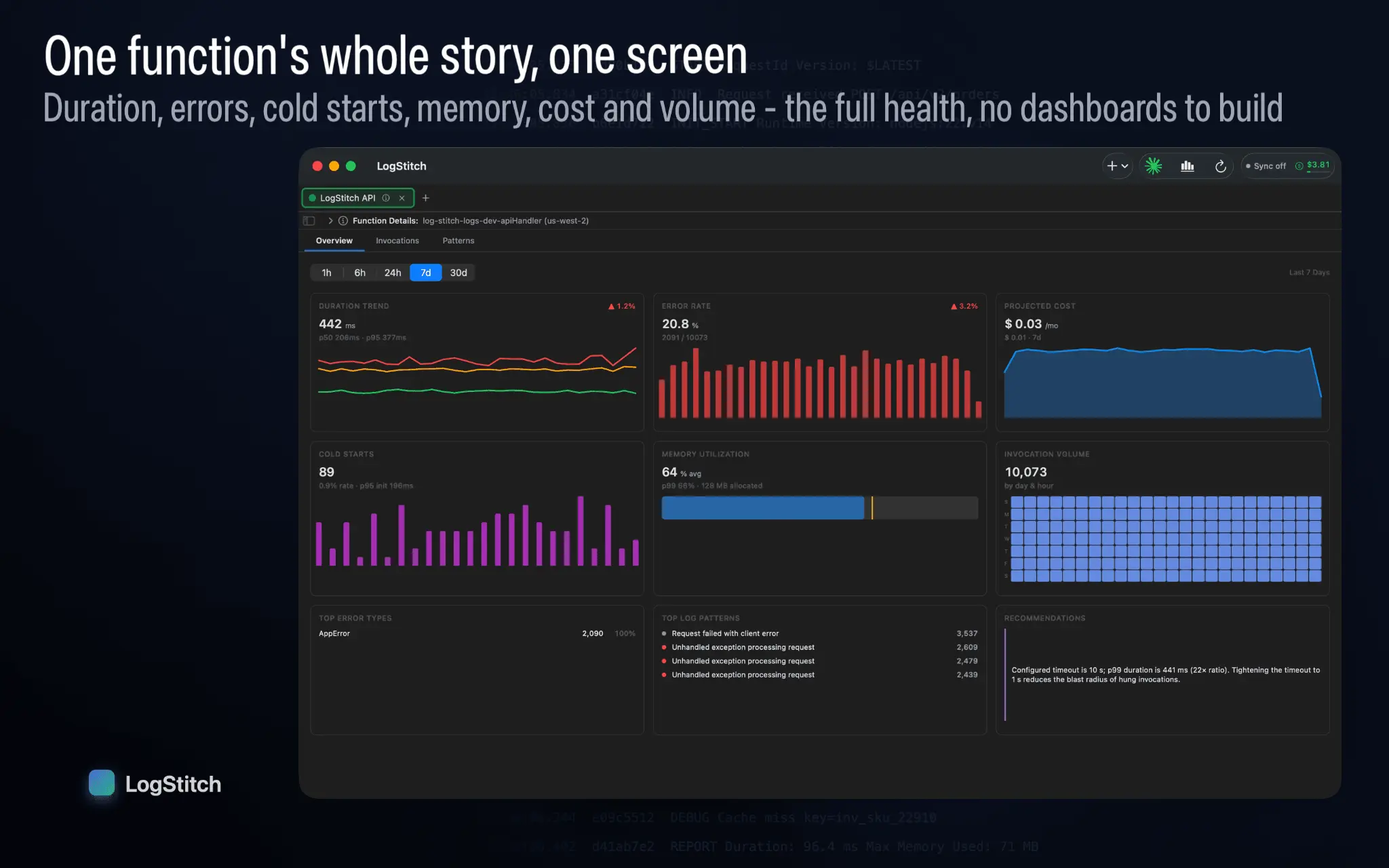 Screenshot 4 of LogStitch